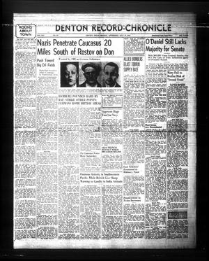 Denton Record-Chronicle (Denton, Tex.), Vol. 41, No. 297, Ed. 1 Monday, July 27, 1942