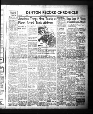Denton Record-Chronicle (Denton, Tex.), Vol. 42, No. 77, Ed. 1 Thursday, November 12, 1942