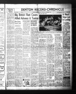 Primary view of object titled 'Denton Record-Chronicle (Denton, Tex.), Vol. 42, No. 95, Ed. 1 Thursday, December 3, 1942'.