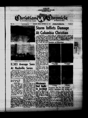 Primary view of object titled 'Christian Chronicle (Abilene, Tex.), Vol. 20, No. 4, Ed. 1 Friday, October 26, 1962'.