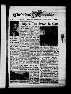 Christian Chronicle (Abilene, Tex.), Vol. 20, No. 10, Ed. 1 Friday, December 7, 1962
