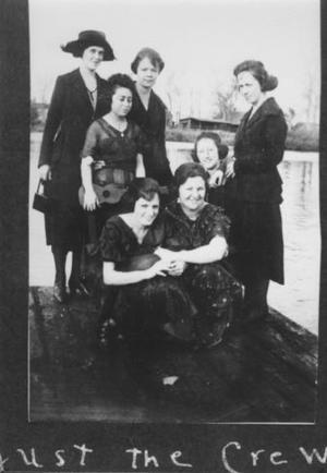[Photograph of seven Sugar Land School teachers in front of water]