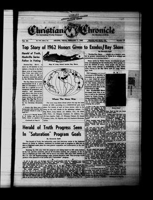 Christian Chronicle (Abilene, Tex.), Vol. 20, No. 17, Ed. 1 Friday, February 1, 1963