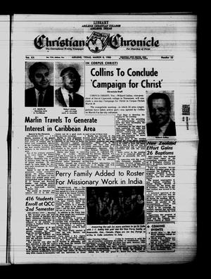 Christian Chronicle (Abilene, Tex.), Vol. 20, No. 22, Ed. 1 Friday, March 8, 1963