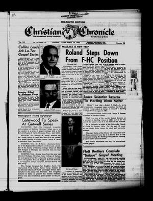 Christian Chronicle (Abilene, Tex.), Vol. 20, No. 28, Ed. 1 Friday, April 19, 1963