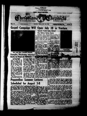 Christian Chronicle (Abilene, Tex.), Vol. 20, No. 41, Ed. 1 Friday, July 26, 1963