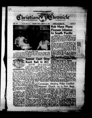 Christian Chronicle (Abilene, Tex.), Vol. 20, No. 45, Ed. 1 Friday, August 23, 1963