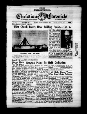 Christian Chronicle (Abilene, Tex.), Vol. 21, No. 1, Ed. 1 Friday, October 4, 1963