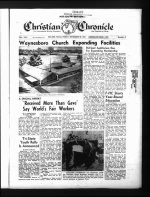Christian Chronicle (Abilene, Tex.), Vol. 22, No. 8, Ed. 1 Friday, November 20, 1964