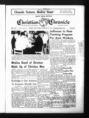Primary view of object titled 'Christian Chronicle (Abilene, Tex.), Vol. 22, No. 21, Ed. 1 Friday, February 26, 1965'.
