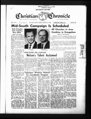 Primary view of object titled 'Christian Chronicle (Abilene, Tex.), Vol. 22, No. 24, Ed. 1 Friday, March 19, 1965'.