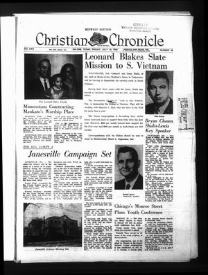 Primary view of object titled 'Christian Chronicle (Abilene, Tex.), Vol. 22, No. 40, Ed. 1 Friday, July 16, 1965'.