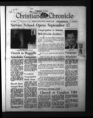 Christian Chronicle (Abilene, Tex.), Vol. 23, No. 44, Ed. 1 Friday, August 12, 1966