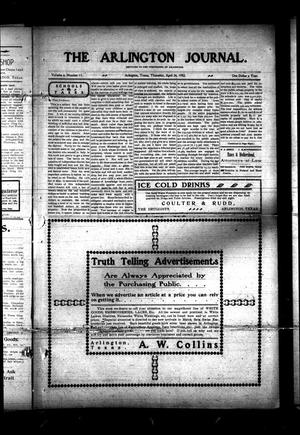 The Arlington Journal. (Arlington, Tex.), Vol. 6, No. 17, Ed. 1 Thursday, April 24, 1902