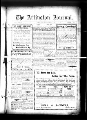 The Arlington Journal. (Arlington, Tex.), Vol. 8, No. 10, Ed. 1 Thursday, March 10, 1904