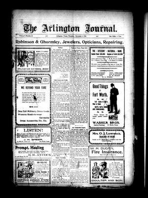 The Arlington Journal. (Arlington, Tex.), Vol. 9, No. 42, Ed. 1 Thursday, November 2, 1905