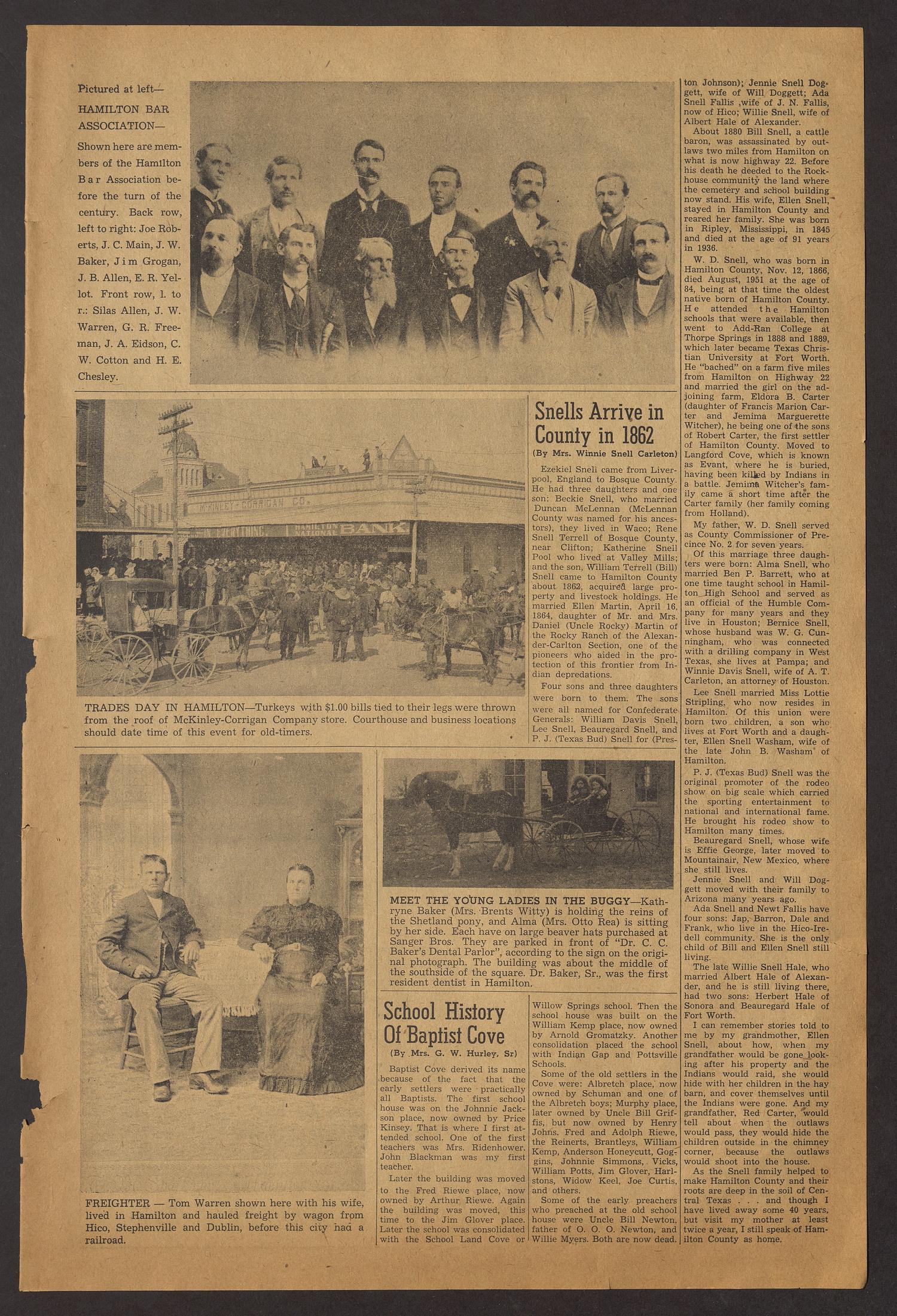 The Hamilton Herald-News (Hamilton, Tex.), Vol. 83, Ed. 1 Thursday, July 3, 1958
                                                
                                                    [Sequence #]: 33 of 72
                                                