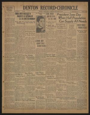 Denton Record-Chronicle (Denton, Tex.), Vol. 36, No. 24, Ed. 1 Friday, September 11, 1936