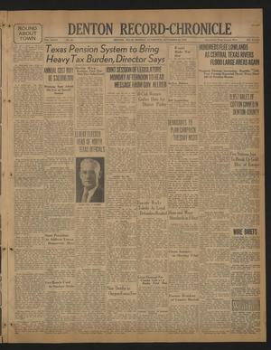 Denton Record-Chronicle (Denton, Tex.), Vol. 36, No. 38, Ed. 1 Monday, September 28, 1936