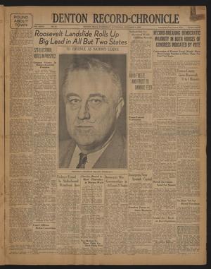 Denton Record-Chronicle (Denton, Tex.), Vol. 36, No. 70, Ed. 1 Wednesday, November 4, 1936