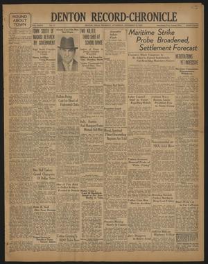 Denton Record-Chronicle (Denton, Tex.), Vol. 36, No. 77, Ed. 1 Thursday, November 12, 1936