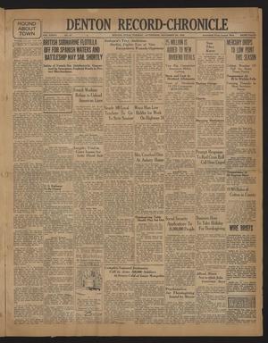 Denton Record-Chronicle (Denton, Tex.), Vol. 36, No. 87, Ed. 1 Tuesday, November 24, 1936