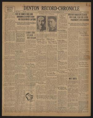 Denton Record-Chronicle (Denton, Tex.), Vol. 36, No. 106, Ed. 1 Wednesday, December 16, 1936