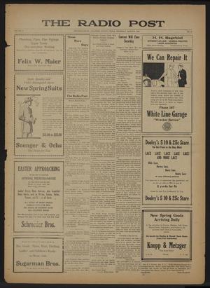 The Radio Post (Fredericksburg, Tex.), Vol. 2, No. 25, Ed. 1 Thursday, March 6, 1924
