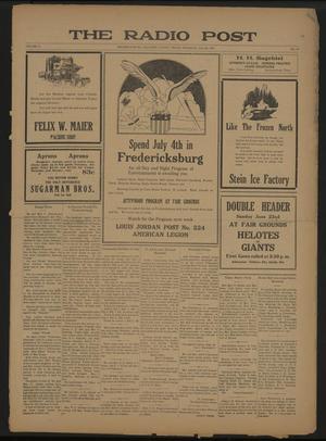 The Radio Post (Fredericksburg, Tex.), Vol. 2, No. 40, Ed. 1 Thursday, June 19, 1924