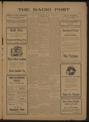 The Radio Post (Fredericksburg, Tex.), Vol. 2, No. 44, Ed. 1 Thursday, July 17, 1924