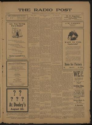 The Radio Post (Fredericksburg, Tex.), Vol. 2, No. 48, Ed. 1 Thursday, August 14, 1924