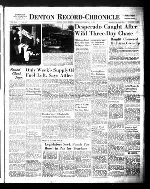 Denton Record-Chronicle (Denton, Tex.), Vol. 44, No. 155, Ed. 1 Thursday, February 13, 1947