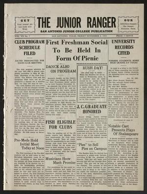 The Junior Ranger (San Antonio, Tex.), Vol. 7, No. 7, Ed. 1 Friday, November 6, 1931