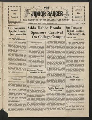 Primary view of The Junior Ranger (San Antonio, Tex.), Vol. 9, No. 7, Ed. 1 Friday, November 3, 1933