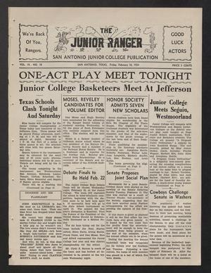 The Junior Ranger (San Antonio, Tex.), Vol. 9, No. 18, Ed. 1 Friday, February 16, 1934