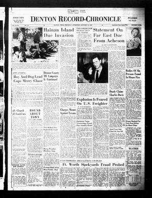 Denton Record-Chronicle (Denton, Tex.), Vol. 47, No. 131, Ed. 1 Thursday, January 12, 1950