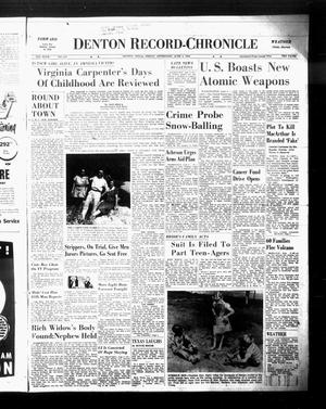 Denton Record-Chronicle (Denton, Tex.), Vol. 47, No. 252, Ed. 1 Friday, June 2, 1950