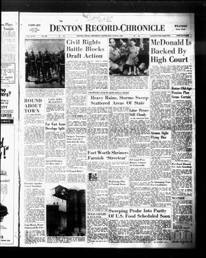 Denton Record-Chronicle (Denton, Tex.), Vol. 47, No. 268, Ed. 1 Wednesday, June 21, 1950