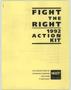 Primary view of [Fight the Right 1992 information packet]