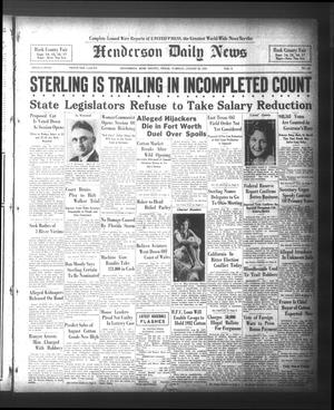 Henderson Daily News (Henderson, Tex.), Vol. 2, No. 140, Ed. 1 Tuesday, August 30, 1932