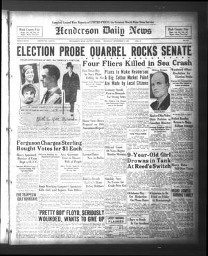 Henderson Daily News (Henderson, Tex.), Vol. 2, No. 142, Ed. 1 Thursday, September 1, 1932