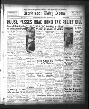 Henderson Daily News (Henderson, Tex.), Vol. 2, No. 155, Ed. 1 Friday, September 16, 1932