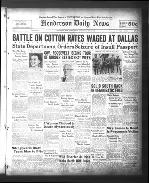 Henderson Daily News (Henderson, Tex.), Vol. 2, No. 177, Ed. 1 Wednesday, October 12, 1932