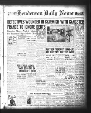 Henderson Daily News (Henderson, Tex.), Vol. 3, No. 226, Ed. 1 Tuesday, December 12, 1933