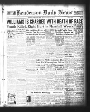 Henderson Daily News (Henderson, Tex.), Vol. 3, No. 229, Ed. 1 Friday, December 15, 1933