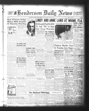 Henderson Daily News (Henderson, Tex.), Vol. 3, No. 230, Ed. 1 Sunday, December 17, 1933