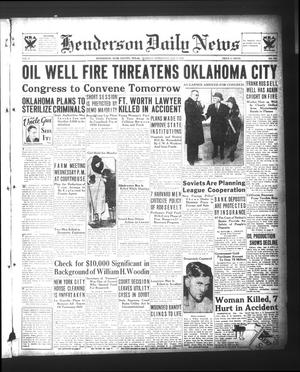 Henderson Daily News (Henderson, Tex.), Vol. 3, No. 243, Ed. 1 Tuesday, January 2, 1934