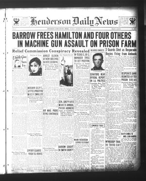 Henderson Daily News (Henderson, Tex.), Vol. 3, No. 255, Ed. 1 Tuesday, January 16, 1934