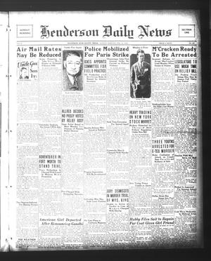Henderson Daily News (Henderson, Tex.), Vol. 3, No. 277, Ed. 1 Sunday, February 11, 1934