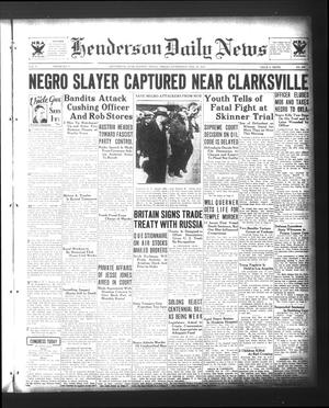 Henderson Daily News (Henderson, Tex.), Vol. 3, No. 282, Ed. 1 Friday, February 16, 1934